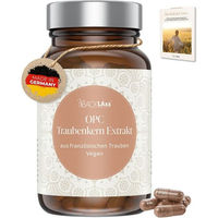 Produktbild von BACKLAXX OPC Traubenkernextrakt Kapseln vegan ohne Zusatzstoffe 240 Stück