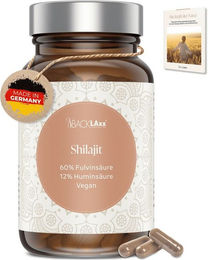 BACKLAxx® Shilajit Kapseln, 1200 mg pro Tagesdosis, 120 Kapseln, hochdosiert 60:1, vegan und ohne Zusatzstoffe – Bild 1 von 4