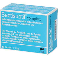 Produktbild von Bactisubtil Complex Kapseln glutenfrei laktosefrei ohne Gelatine