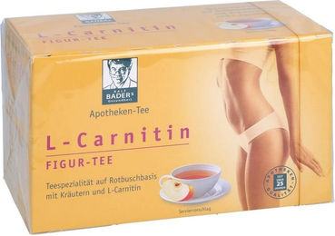 Baders Aktiv Tee mit L-Carnitin Filterbeutel 20 Stück – Bild 1 von 1