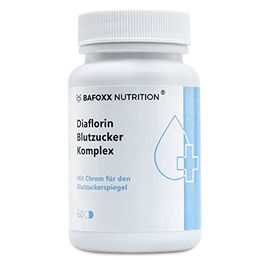 BAFOXX Nutrition Diaflorin Blutzucker Komplex Kapseln 60 Stück glutenfrei zuckerfrei laktosefrei ohne Zusatzstoffe – Bild 1 von 3