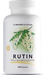 BAFOXX Nutrition Rutin Kapseln vegan ohne Zusatzstoffe 120 Stück – Bild 1 von 3