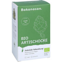 Produktbild von Bakanasan Bio Artischocke Kapseln vegan 100 Stück