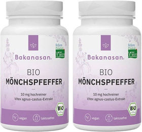 Bakanasan BIO Mönchspfeffer Kapseln ohne Zusatzstoffe 120 Stück – Bild 1 von 1