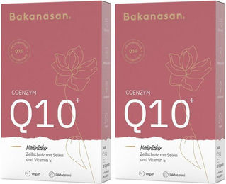 Bakanasan Coenzym Q10 Plus mit Ubiquinon Kapseln für Erwachsene 60 Stück – Bild 1 von 3