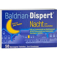 Produktbild von Baldrian-Dispert Nacht Tabletten 50 Stück