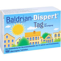 Produktbild von Baldrian-Dispert Tag Tabletten 100 Stück laktosehaltig
