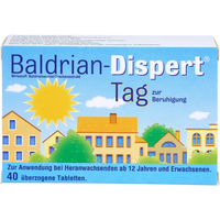 Produktbild von Baldrian-Dispert Tag überzogene Tabletten 40 Stück