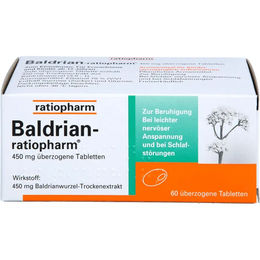 Baldrian Ratiopharm überzogene Tabletten 60 Stück – Bild 1 von 1