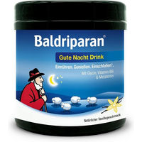 Produktbild von Baldriparan Gute Nacht Drink Pulver Klosterfrau vegan glutenfrei laktosefrei