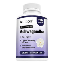 Balincer Ashwagandha Nahrungsergänzungsmittel 120 Kapseln – Bild 1 von 4