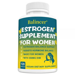 Balincer Estrogen Supplement für Frauen mit Diindolylmethane (DIM) 120 Kapseln – Bild 1 von 4