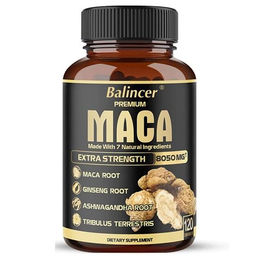 Balincer Maca Nahrungsergänzungsmittel 8050 mg Kapseln 120 Stück – Bild 1 von 4