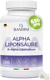 Bandini Alpha-Liponsäure Kapseln vegan 120 Stück – Bild 1 von 3