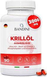 Bandini Antarktis Krillöl Weichkapseln ohne Zusatzstoffe – Bild 1 von 3