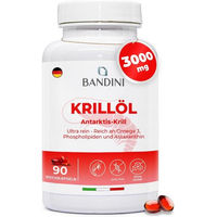 Produktbild von Bandini Antarktis Krillöl Weichkapseln ohne Zusatzstoffe