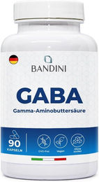 Bandini GABA Kapseln vegan ohne Zusatzstoffe 90 Stück – Bild 1 von 2