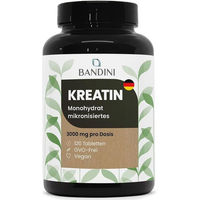 Produktbild von Bandini Kreatin Monohydrat Tabletten vegan ohne Zusatzstoffe 360 Stück