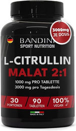 Bandini L-Citrullin Tabletten vegan ohne Zusatzstoffe – Bild 1 von 2