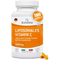 Produktbild von Bandini Liposomales Vitamin C 1000 mg Kapseln vegan ohne Zusatzstoffe 180 Stück