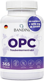 Bandini OPC Traubenkernextrakt Kapseln vegan ohne Zusatzstoffe – Bild 1 von 4