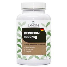 Bandini Pharma Berberin Kapseln vegan ohne Zusatzstoffe 180 Stück – Bild 1 von 3