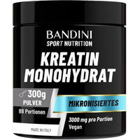 Produktbild von Bandini Pharma Creatin Monohydrat Pulver vegan ohne Zusatzstoffe