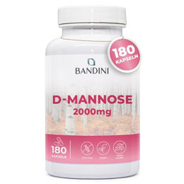 Bandini Pharma D-Mannose Kapseln vegan ohne Zusatzstoffe 180 Stück – Bild 1 von 2