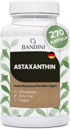 Bandini Pharma Pure Astaxanthin Kapseln vegan ohne Zusatzstoffe – Bild 1 von 3