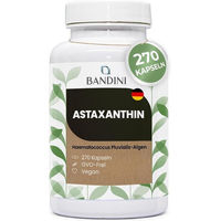 Produktbild von Bandini Pharma Pure Astaxanthin Kapseln vegan ohne Zusatzstoffe