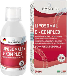 Bandini Vitamin B Komplex Liposomal Flüssig Vegan ohne Zusatzstoffe 250 ml – Bild 1 von 2