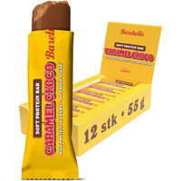 Produktbild von Barebells Soft Proteinriegel Schokolade-Karamell zuckerarm 12 x 55 g