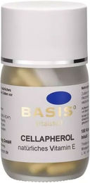 Basis Cellapherol Kapseln mit Vitamin E ohne Zusatzstoffe 100 Stück – Bild 1 von 1