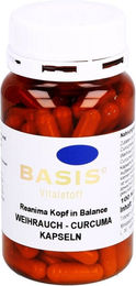 BASIS Vitalstoff Reanima Kopf in Balance Weihrauch-Curcuma Kapseln mit Extrakt 100 Stück – Bild 1 von 2