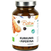 Produktbild von Batom Kurkuma mit Piperin Bio Tabletten 240 Stück