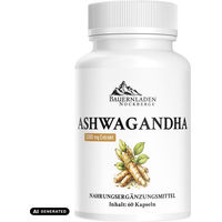 Produktbild von Bauernladen Nockberge Ashwagandha Extrakt 1000 mg Vegan Kapseln 60 Stück