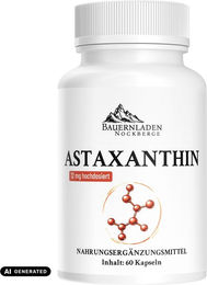 Bauernladen Nockberge Astaxanthin 12 mg Kapseln vegan ohne Zusatzstoffe 60 Stück – Bild 1 von 1