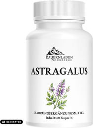 Bauernladen Nockberge Astragalus 1500 mg Kapseln ohne Zusatzstoffe 60 Stück – Bild 1 von 1