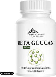Bauernladen Nockberge Beta Glucan 3000 mg Kapseln vegetarisch ohne Zusatzstoffe 60 Stück – Bild 1 von 3