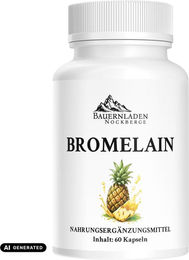 Bauernladen Nockberge Bromelain Kapseln pflanzlicher Ursprung 60 Stück – Bild 1 von 1