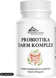 Bauernladen Nockberge Probiotika Darm Komplex Kapseln mit Inulin pflanzlicher Ursprung für Erwachsene 60 Stück – Bild 1 von 1