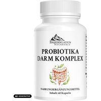 Produktbild von Bauernladen Nockberge Probiotika Darm Komplex Kapseln mit Inulin pflanzlicher Ursprung für Erwachsene 60 Stück