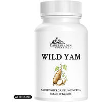 Produktbild von Bauernladen Nockberge Yamswurzel Extrakt Kapseln vegan ohne Zusatzstoffe 60 Stück