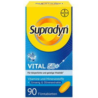 Produktbild von Bayer Supradyn Vital 50+ Ginseng und Olive Tabletten für Senioren 90 Stück