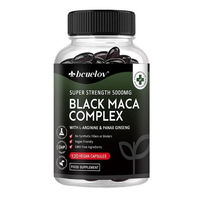 Produktbild von Bcuelov Black Maca Complex mit L-Arginin und Panax Ginseng Kapseln 120 Stück