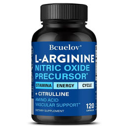 Bcuelov L-Arginin und L-Citrulline Nahrungsergänzungsmittel 120 Kapseln – Bild 1 von 4