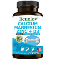 Produktbild von Bcuelov Mineralstoff-Komplex Calcium Magnesium Zink und Vitamin D3 Kapseln für Erwachsene 120 Stück