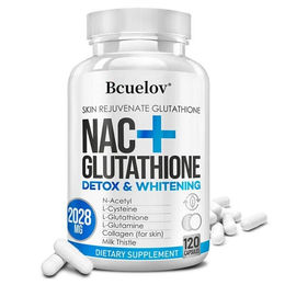 Bcuelov NAC+ Glutathione 2028 mg Kapseln 120 Stück für Erwachsene – Bild 1 von 2