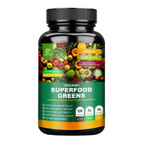 Produktbild von Bcuelov Organic Superfood Greens Bio Superfood-Mischung Kapseln 120 Stück