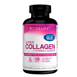 Bcuelov Super Collagen mit Vitamin C und Biotin Kapseln 120 Stück – Bild 1 von 4